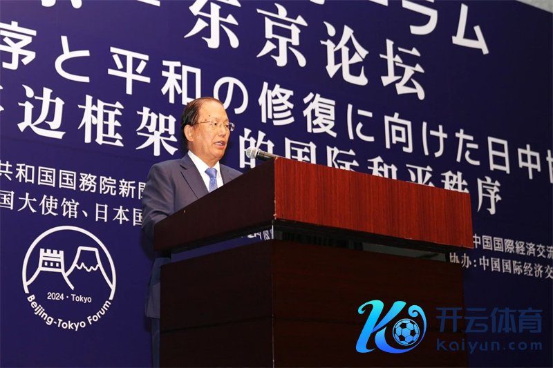 大和综研名誉理事武藤敏郎代表日方操纵方发言。操纵方供图